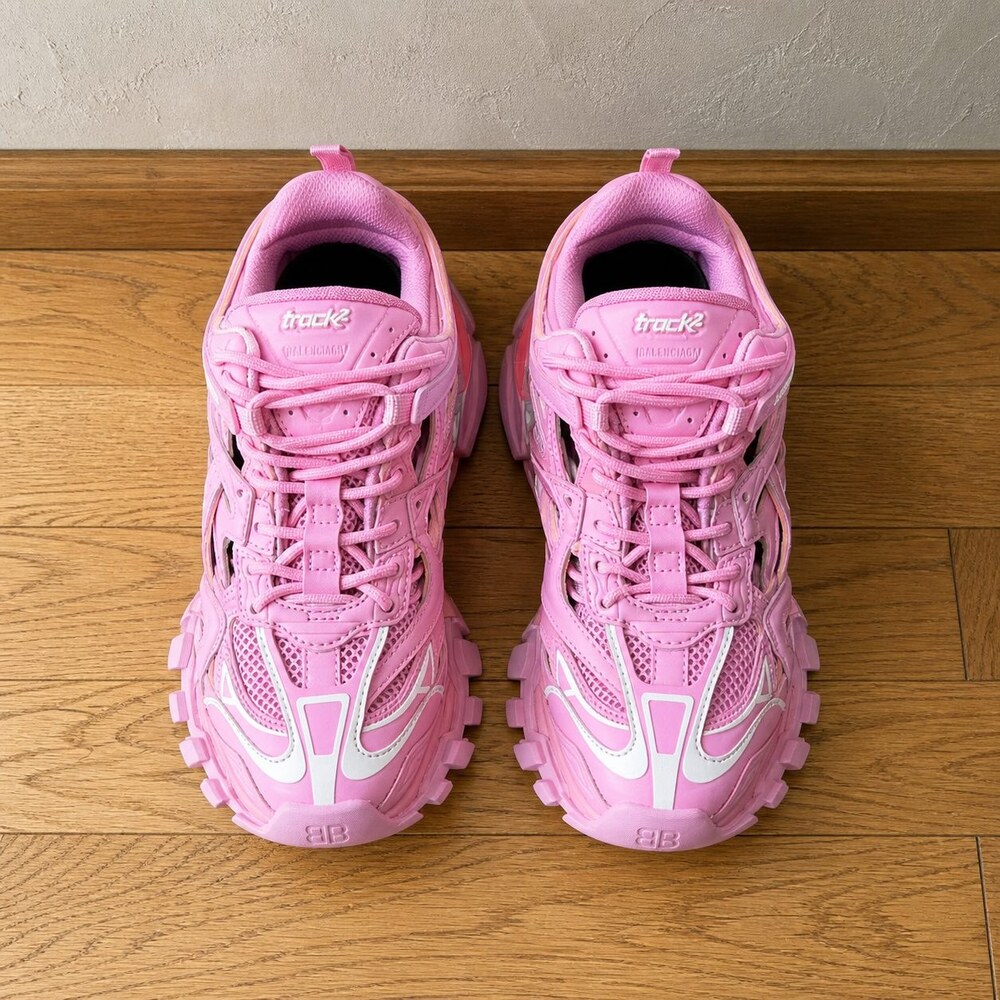 Balenciaga Pink Chunky Sneakers US 7 - Picture 5 of 10